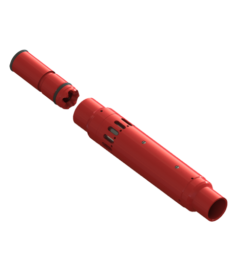 Image of the The patented TERRA™ multistage fracturing system. It is a hydraulic fracturing cartridge and sleeve solution designed for open hole or cemented completions
